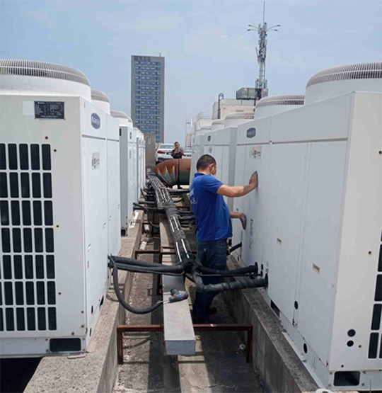 花溪中央空调制热和不制冷系统维修方法